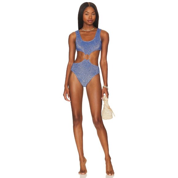 Montce Other - Montce Swim Ky One Piece Swimsuit Sky Sparkle Womens Size Large